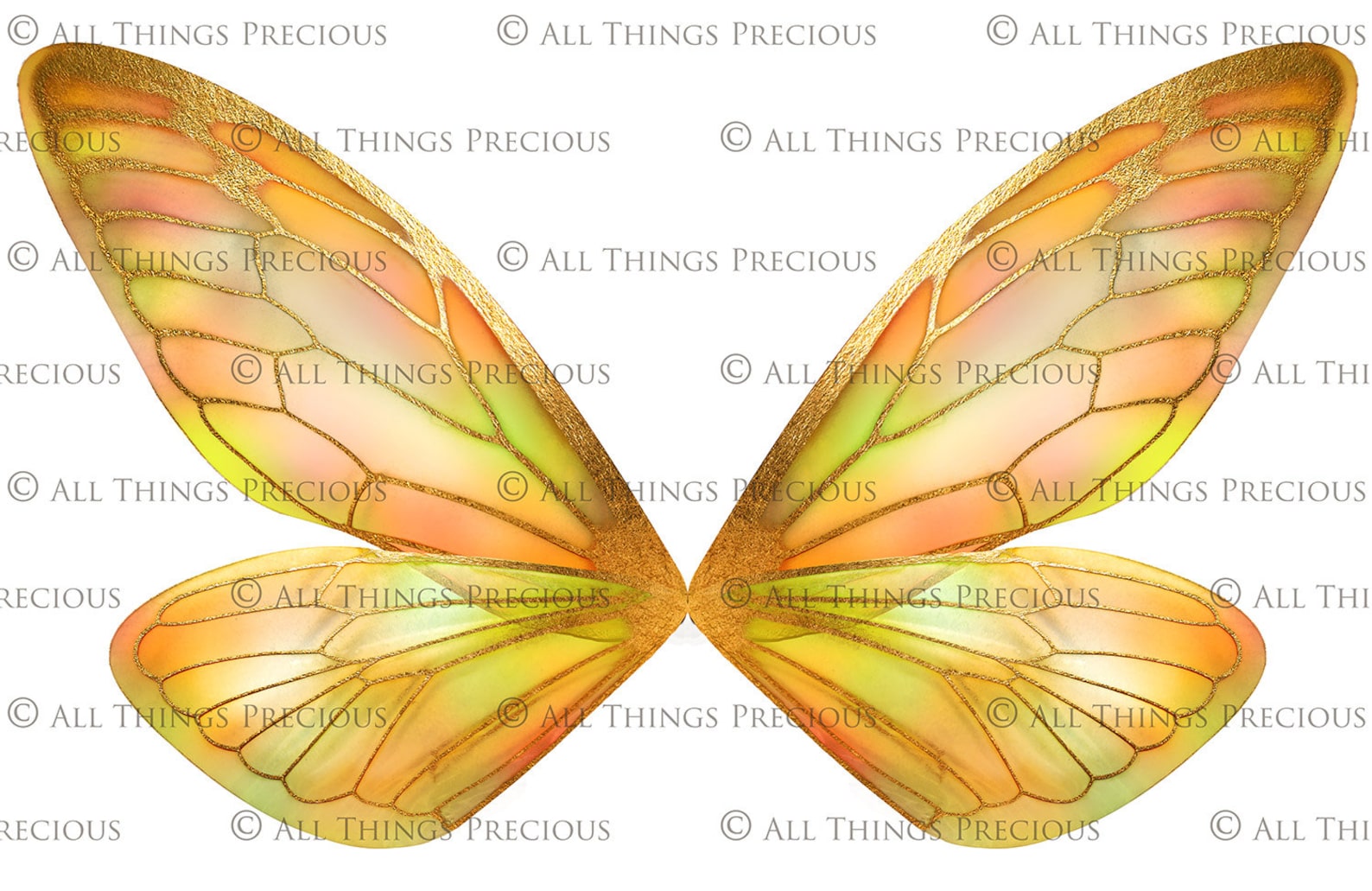 PRINTABLE FAIRY WINGS Set 27 Scrapbooking Clipart Digital - Etsy