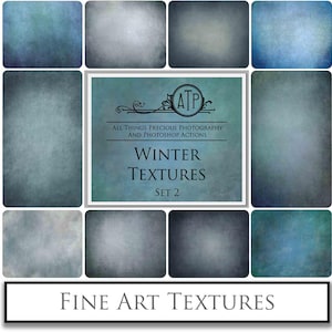 10 PHOTOGRAPHY TEXTURES - WINTER Set 2 / Fine Art Texture, Scrapbooking Paper, Digital Background, Textured Backdrop, Photoshop Overlays