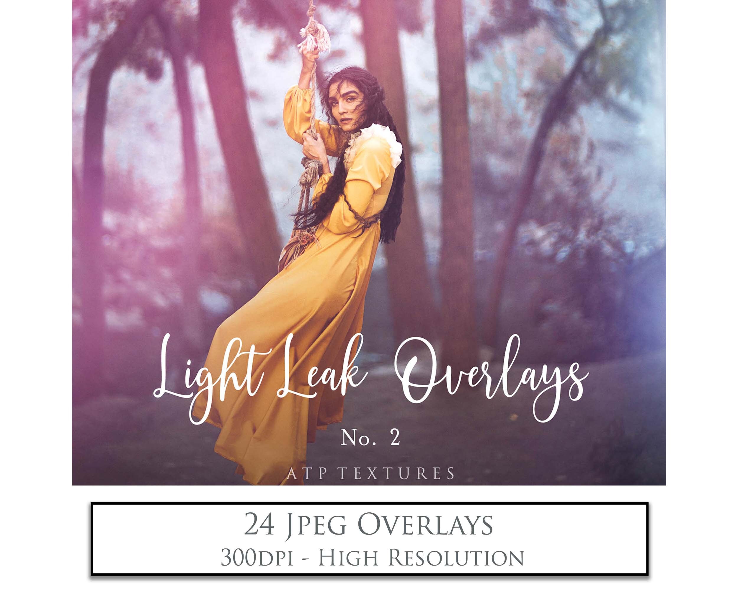 PHOTO OVERLAYS - 24 Light Flare LEAK Set 2 / Photoshop Overlay, Sunshine, Sunlight, Digital, Photography Edit, Sun, Lens Flares