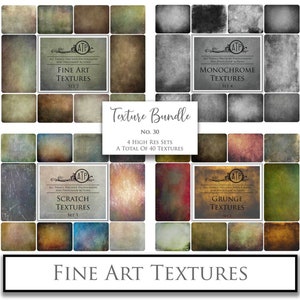 40 TEXTURE Fine Art, PACCHETTO digitale n. 30. Texture Photoshop, sovrapposizioni ad alta risoluzione, sfondo strutturato, sovrapposizione Photoshop