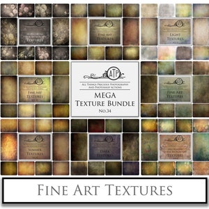 80 Fine Art TEXTURES, Digital BUNDLE / No. 34 / Photography Texture, Background, Backdrop, High Res, Photoshop Overlays, Textured Photo