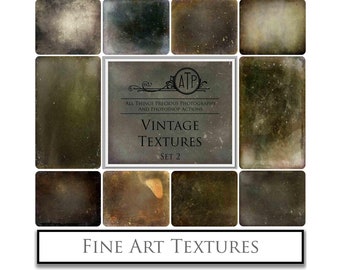10  Old Photo TEXTURES - Vintage Set 2 / Photo Overlays, Digital paper, Scrapbooking, Background Texture, Fine Art Overlay, High Resolution