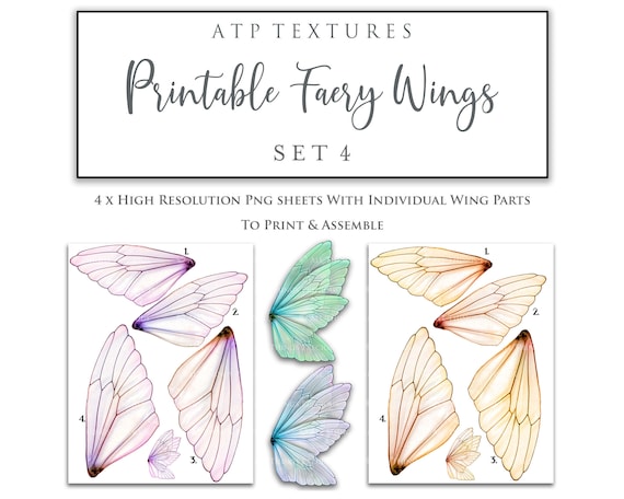 Printable Fairy Wing Template