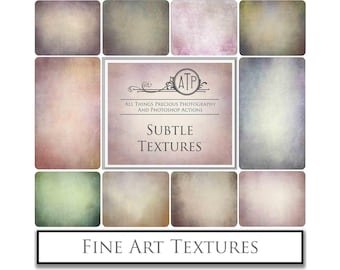 Fine Art TEXTURES - SUBTLE Set 1  / Photography Backdrop, Scrapbooking Background, High Res, Photoshop Overlays, Fine Art Texture