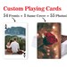 Custom Playing Cards - Personalized Friends Picture Playing Cards, Personalized Playing Cards, Boyfriends Gifts, Girlfriends Gift,Deck Poker 