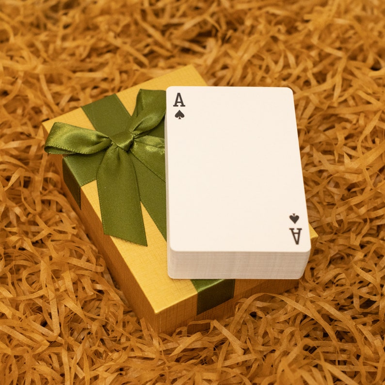 Hochzeits-Gästebuch-Alternative, individuelle Spielkarten, leere Karten, personalisierte Pokerkarten, einzigartiges Hochzeits-Andenken, Jubiläumsgeschenke Bild 5