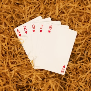 Hochzeits-Gästebuch-Alternative, individuelle Spielkarten, leere Karten, personalisierte Pokerkarten, einzigartiges Hochzeits-Andenken, Jubiläumsgeschenke Bild 2