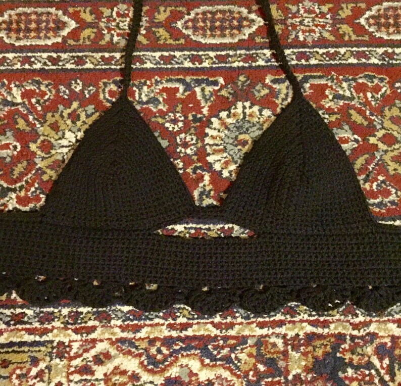 Bralette Crochet Halter Honua Gypsy Boho Girly Lingerie