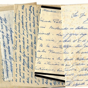 Descargas - 6 Cartas antiguas escritas a mano