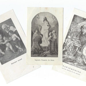 Scheda 3 religiosi dell'annata - Santini - M81