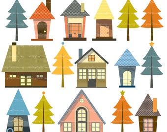 New Home Clip Art - high resolution - Personal and Commercial Use