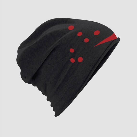 Jason Voorhees Style Beanie. Holes of 