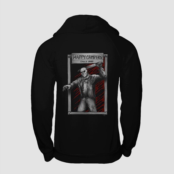 friday the 13th zip up hoodie