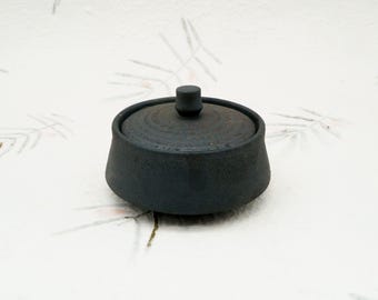 Saliera in ceramica (200 ml/7 oz): Cantina in gres, Saliera rustica, Contenitore per spezie
