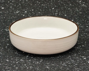White Ceramic Serving Bowl (18cm/7.1in, 760ml/26oz): Minimalist Kitchen Dish