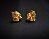 vintage japanese cufflinks carved bone and silver toshikane kabuki character artist signed