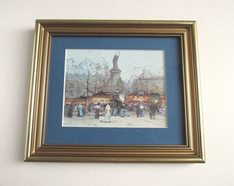 3点セット　フランス　絵画 値下げ フランス街の風景 エトワール凱旋門 人気の高級油彩画 横