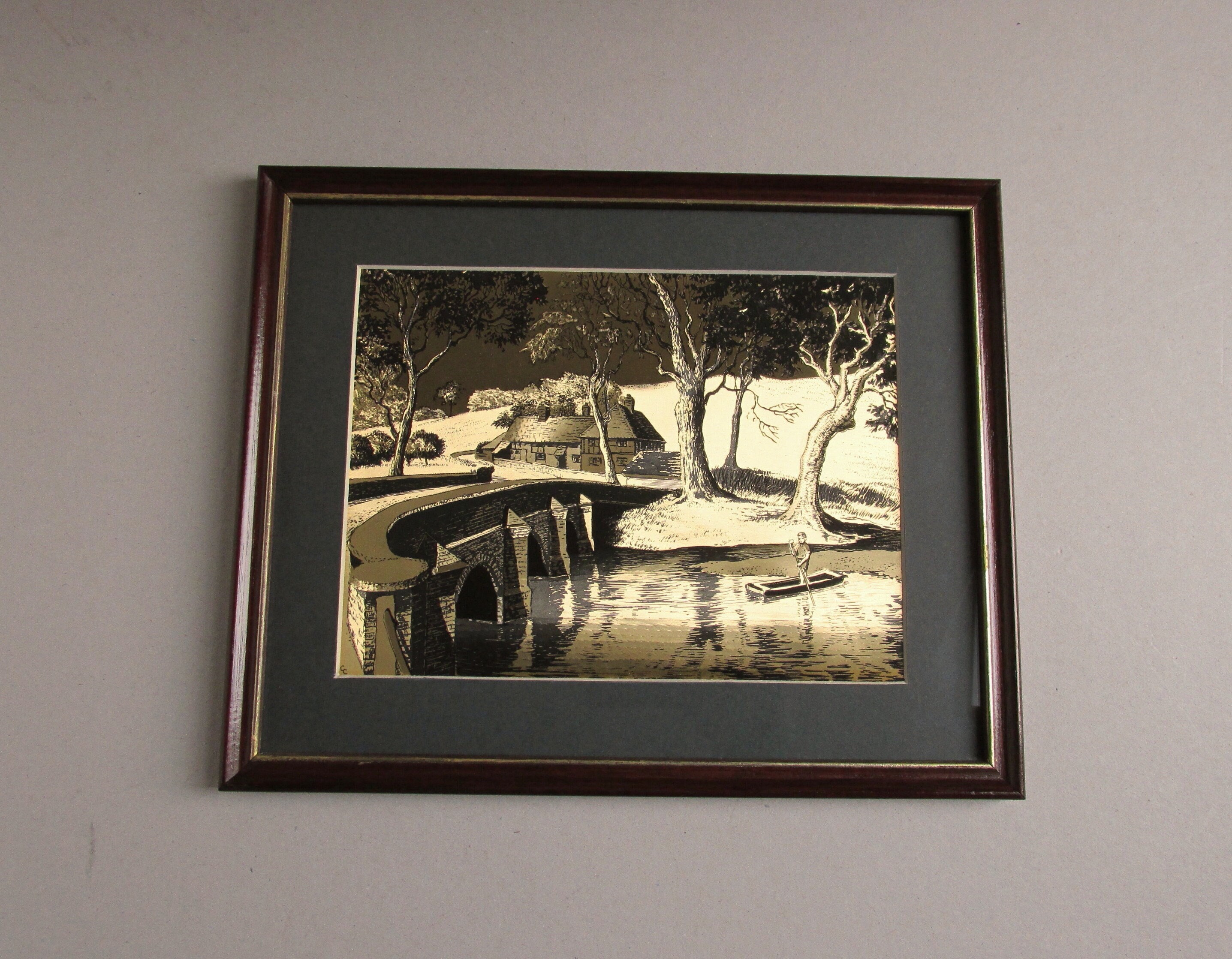 英国製 エッチングアート DUFEX PRINT 彫刻絵 Yahoo!オークション