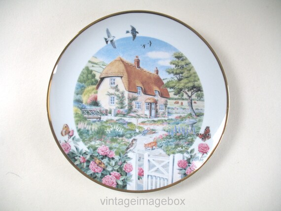 franklin mint rose cottage