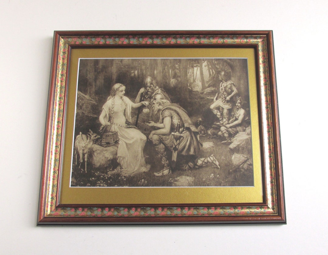 Antique Iduna &amp; the Apples of Youth Art Print by James Doyle Penrose b ...