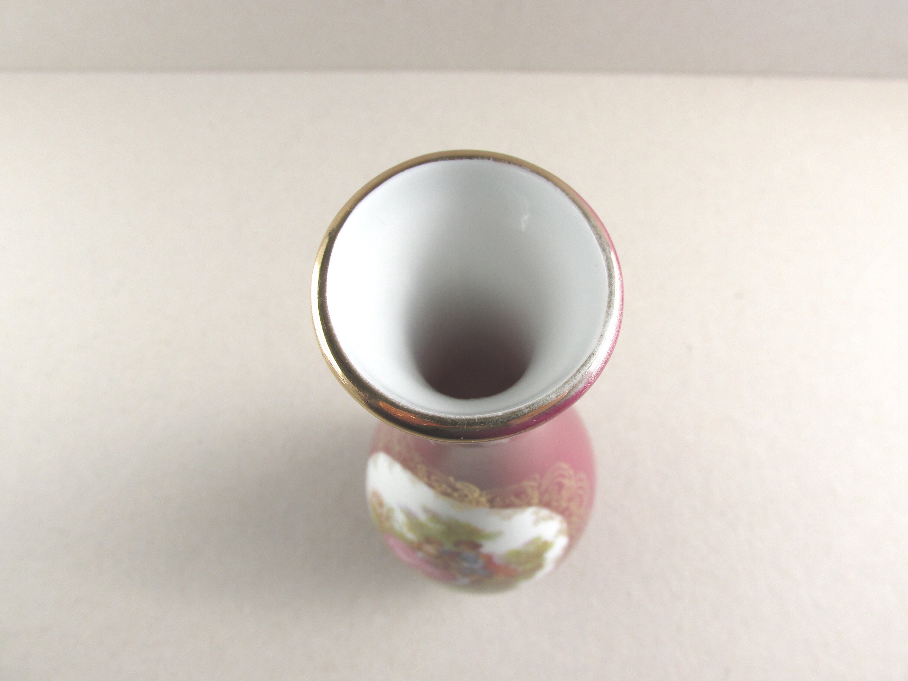 Home & Living Vintage Limoges La Reine Stem Vase H 8 Slender Neck c