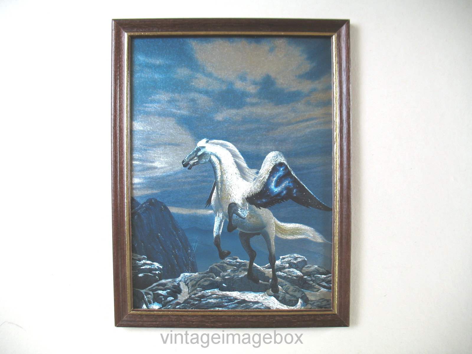 Running Horses Dufex Foil Picture Print size 6/" x 8/"