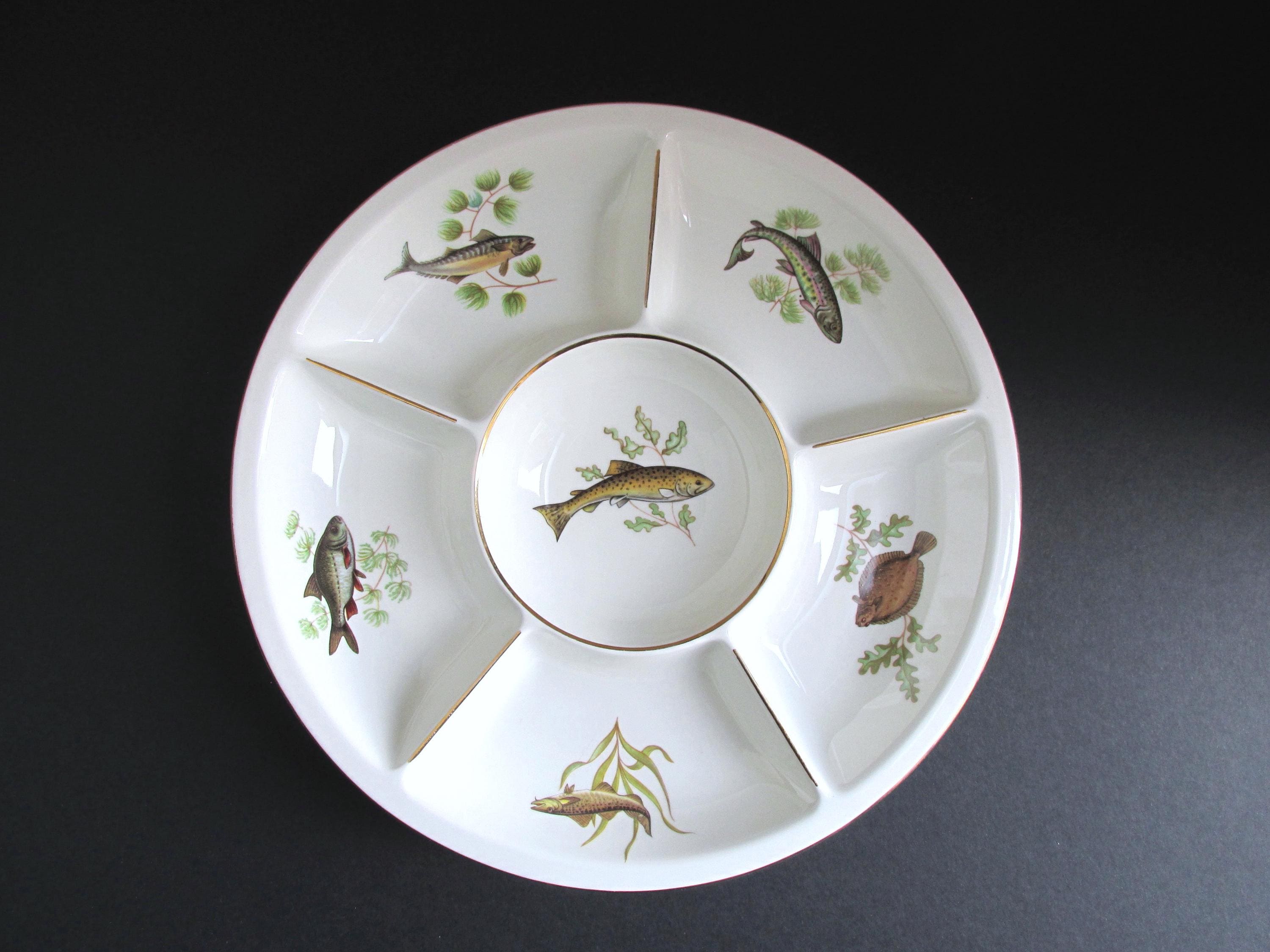 Norwegian fish plates - Etsy 日本