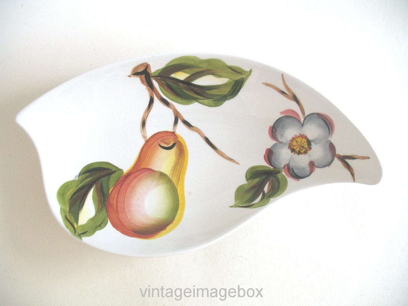 Vintage Radford Radford Hand-painted dish Vintage flower dish