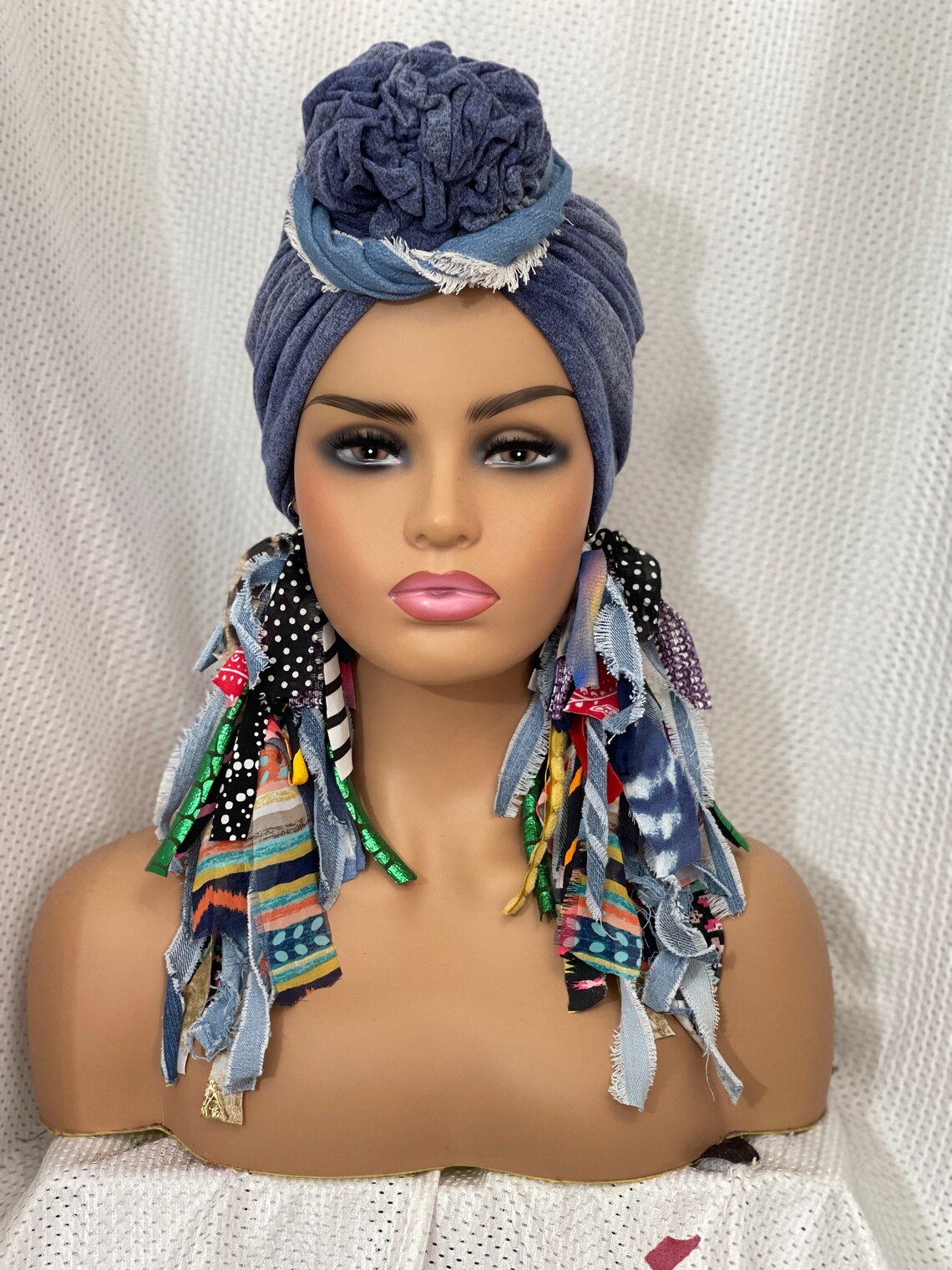 Mix Fabric Earringcloth Earringsfabric Earringsstatement Etsy