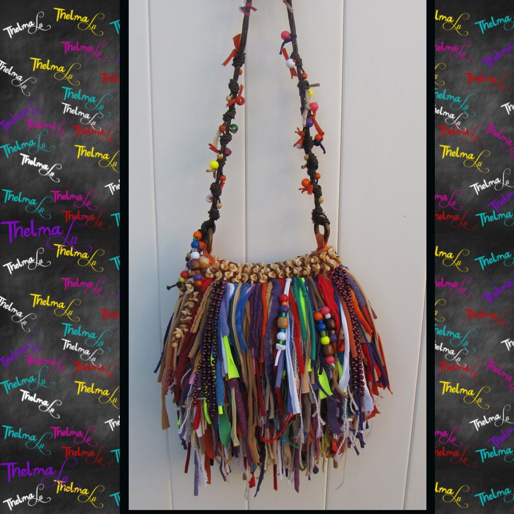 Beaded fringe bagfringe pursehandbagcustom madeuniqueone Etsy