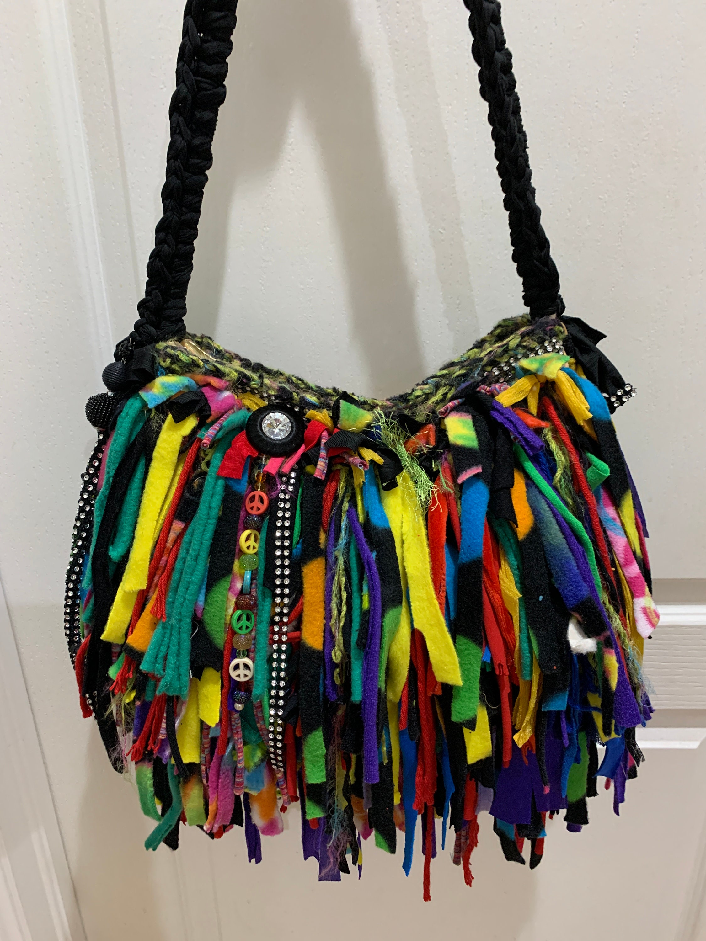 Hippie fringe purse