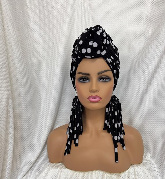 Cloth Earrings,fringe Earrings,pre Tied Turban,turban  display picture 1