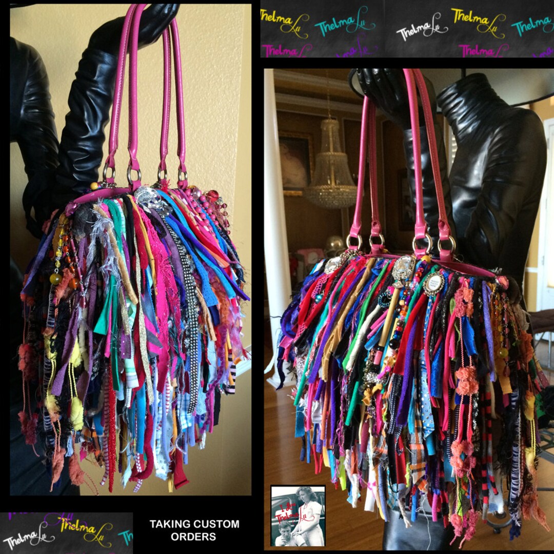 Fringe Bead Purse main image 1