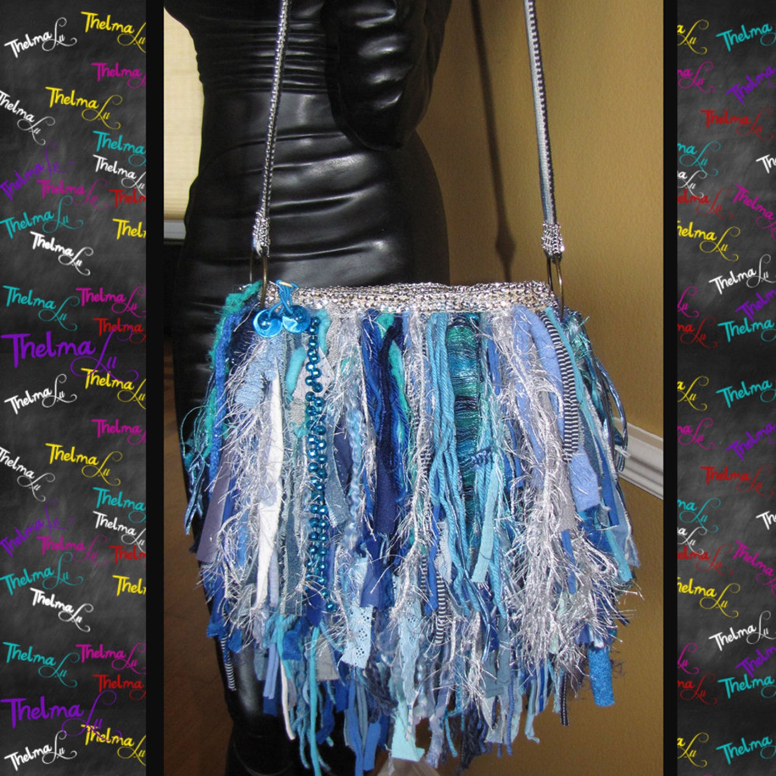 Mini Fringe Bag,custom Fringe Bag,cross Body Bag,fringe Handbag,bling ...