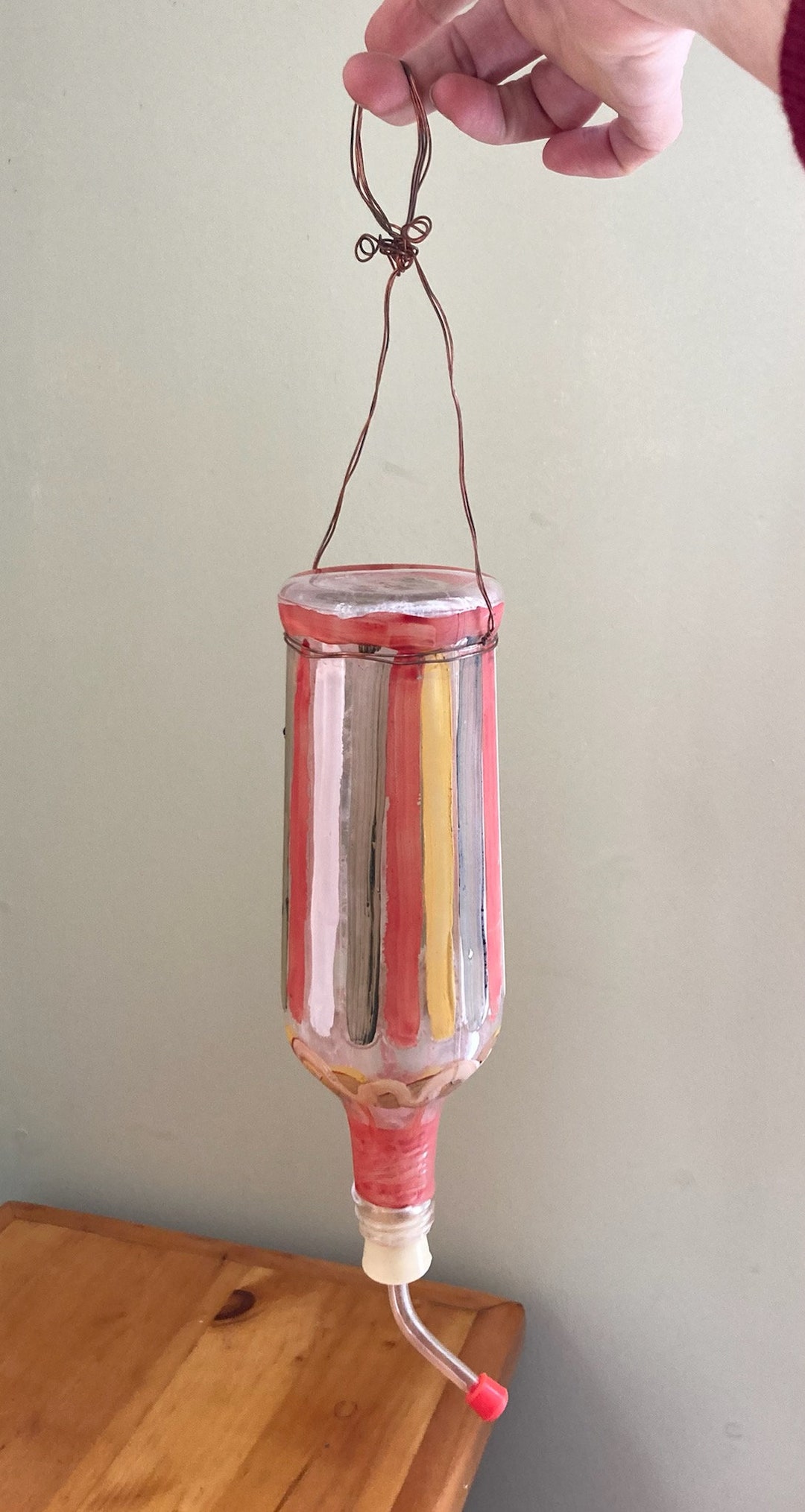 Recycled Bottle Hummingbird Feeder Etsy