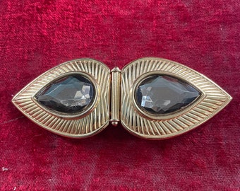 Gutos Germany Vintage 70\'s Belt Gems Decorative Leather Size Small See Photos s-l400.jpg main image 2