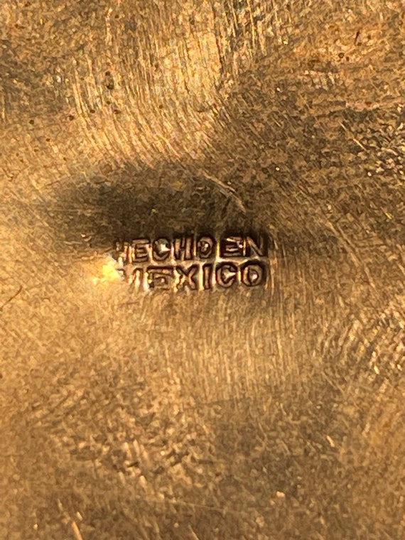 Hecho en Mexico brooch, pendant of Teotihucan sub… - image 8