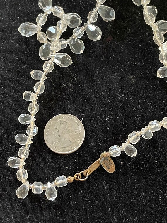 Miriam Haskell crystal necklace, circa 1960s - image 2