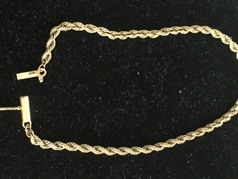18kt gold bracelet in rope form circa 1975