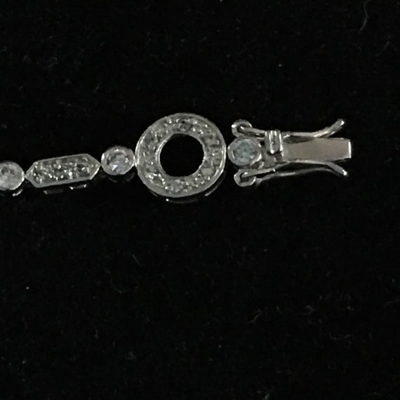 1980 Sterling Art Deco Style Bracelet Marked FAS With Gem 1980-sterling-art-deco-style-bracelet-marked-fas-with-gem