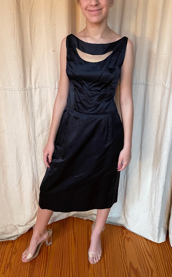 black satin pencil dress Vivienne Westwood, Ginny satin pencil dress, Women, Black, XS, Dresses, Viscose