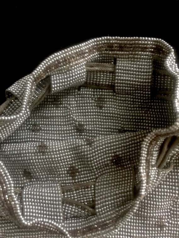 French steel cut bead handbag,circa 1925,Art Deco - image 4