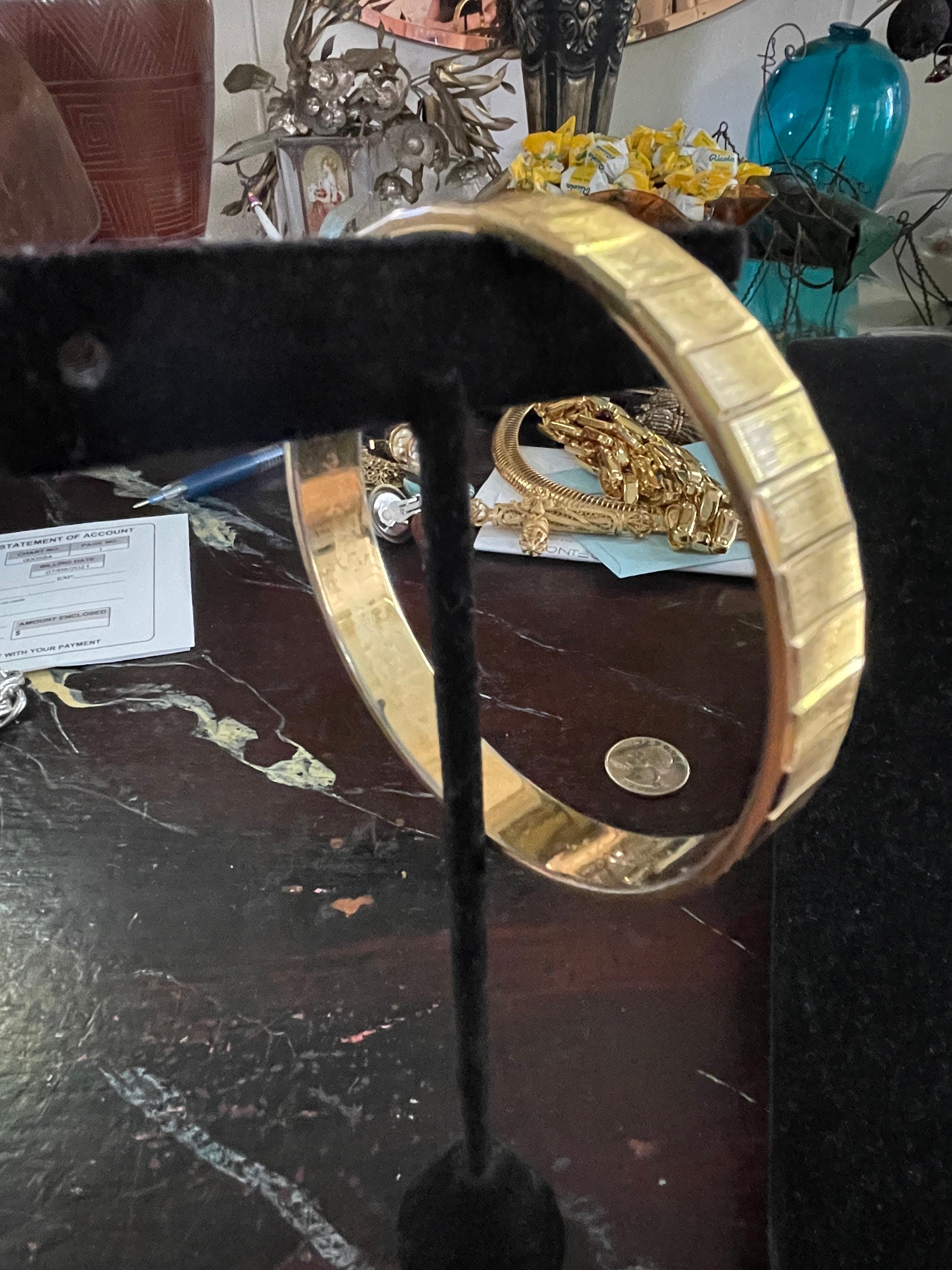 Three Gold Bangle Bracelets Signed Monet From 1960s - Etsy