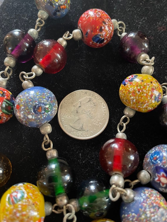 Lot De 40 Perles En Verre De Murano Anciennes - Perles Africaines De Commerce (Trade Beads)