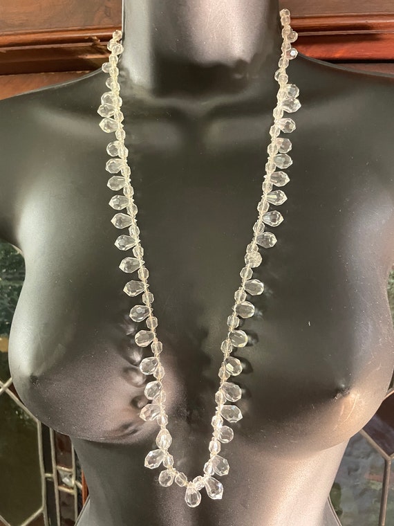 Miriam Haskell crystal necklace, circa 1960s