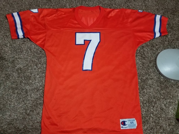 Vtg John Elway Denver Broncos NFL Champion Jersey… - image 1