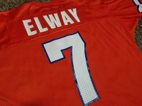 Vtg John Elway Denver Broncos NFL Champion Jersey… - image 6