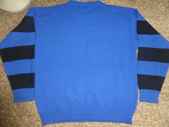 Vtg Mickey Mouse Mickey & Co Blue Sweater Sz Men'… - image 4