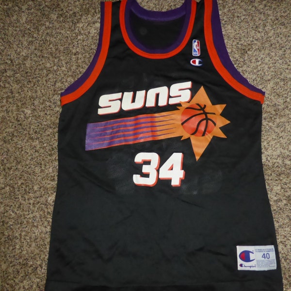 Vtg Charles Barkley Phoenix Suns NBA Champion Jersey Sz Men's 40 M