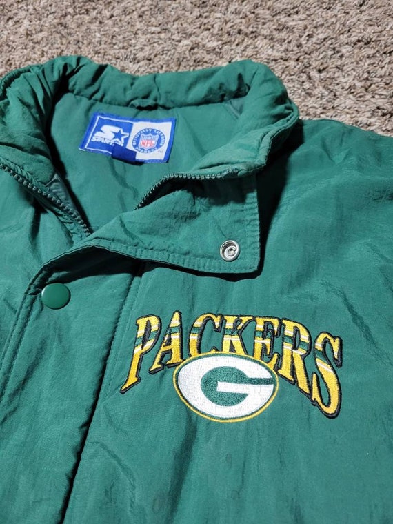 Vtg Green Bay Packers NFL Starter Winter Jacket S… - image 3